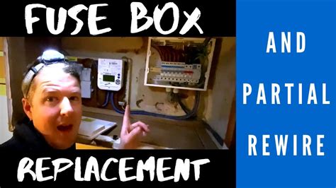 electricity rewiring a fuse box|fusebox rewire time.